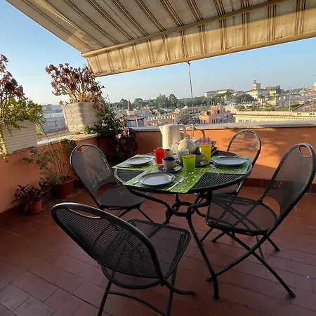 Spanish Steps View Řím