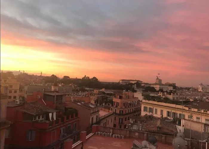 Spanish Steps View Rome